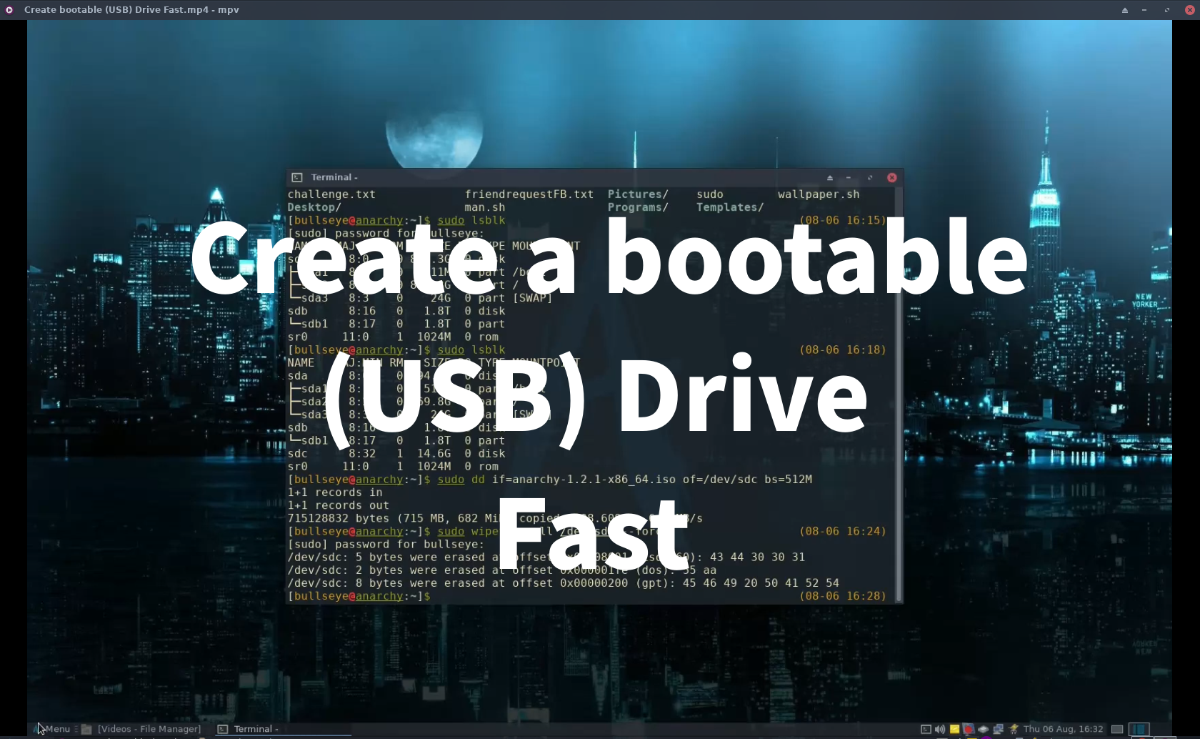 Download ISO with WGET or Curl and put this directly to your (USB) to make a bootable Drive - Simple and Fast. /create-bootable-usb-drive-fast/featured-image.png