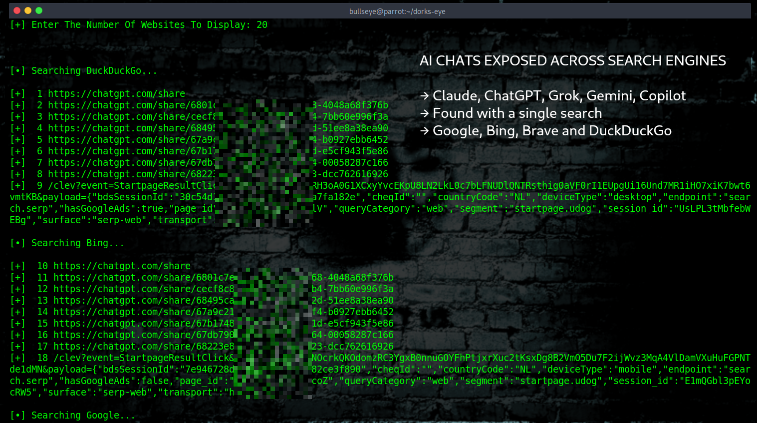 A share link on Claude, ChatGPT, Grok, Gemini or Copilot makes a public page that search engines can list. See how it happens and how to lock it down. /shared-ai-chats-exposed-search-engines/shared-ai-chats-exposed-search-engines.png