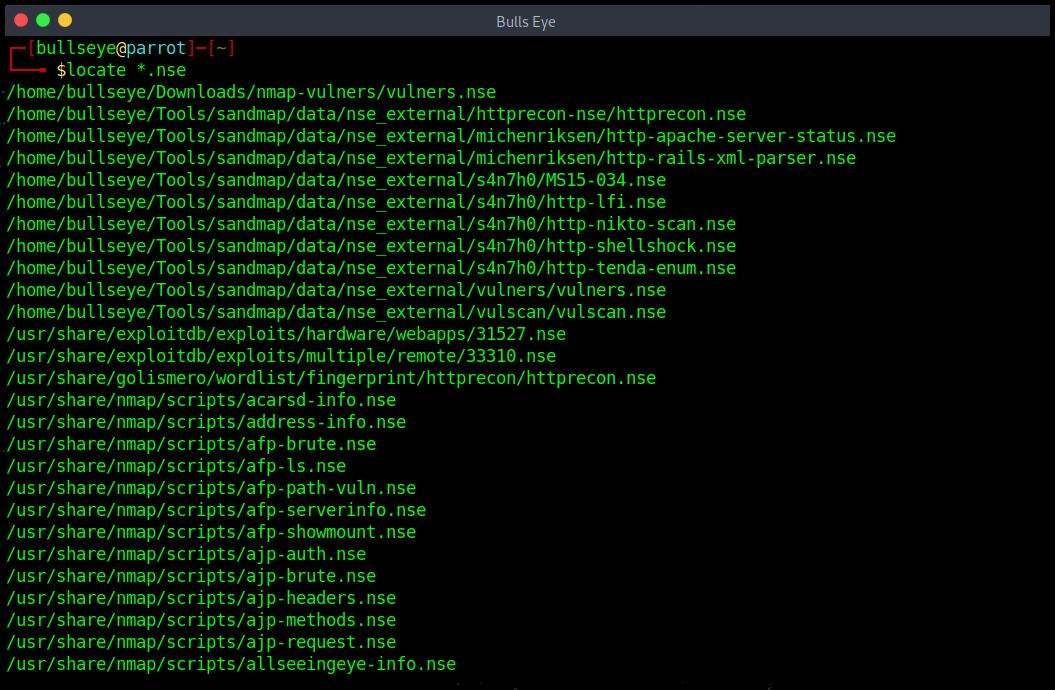 Find Vulnerabilities, Nmap has a lot of features and one of them is a built-in script interpreter called NSE Nmap Scripting Engine.