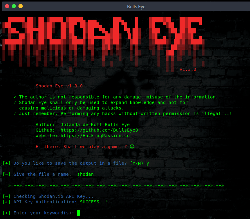 Shodan Eye