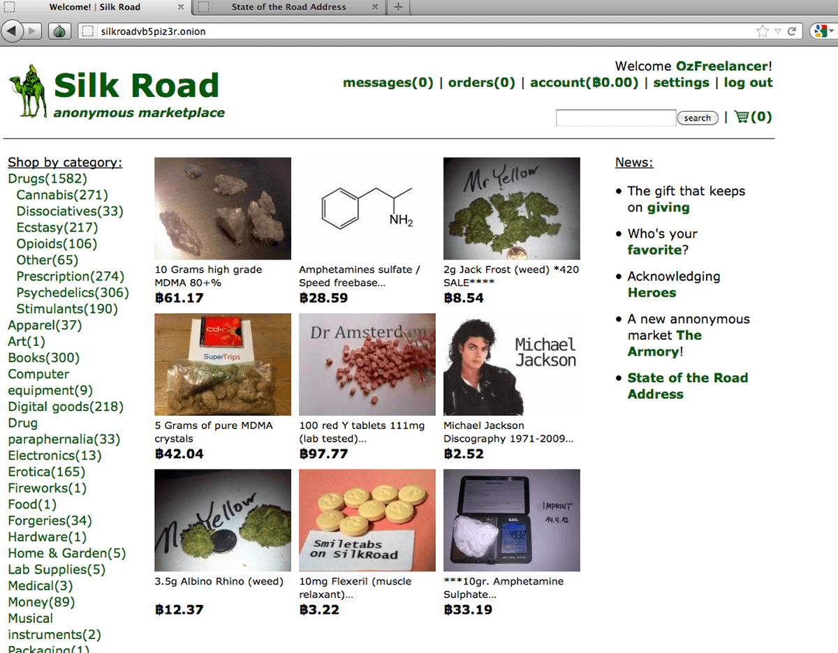 Silk Road screenshot