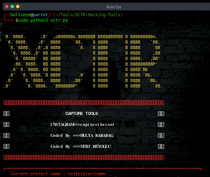 Usage XCTRHacking Tools