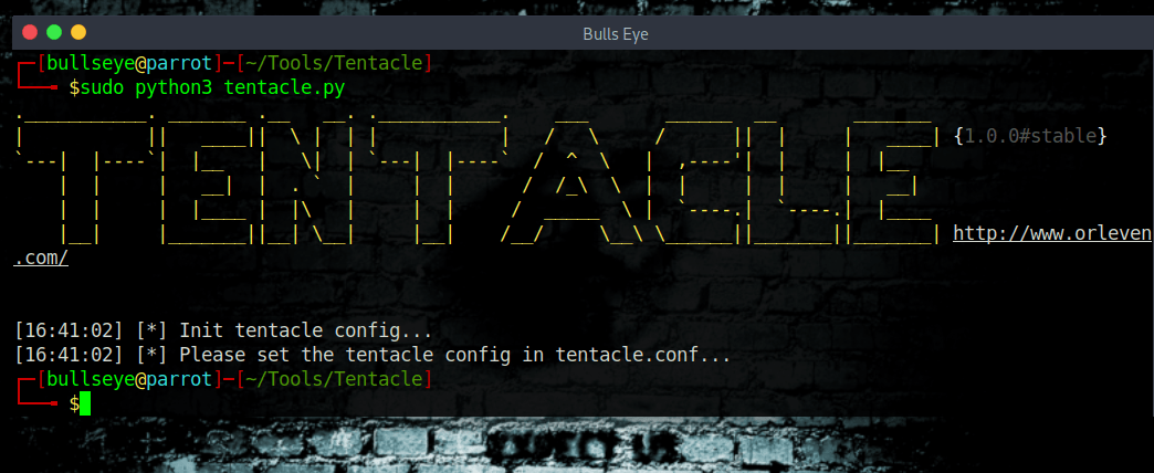 Tentacle conf/tentacle.conf