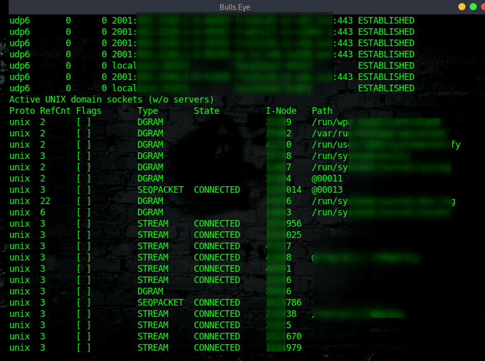 netstat | more Active Internet connections Determine if your Linux computer or server has been hacked