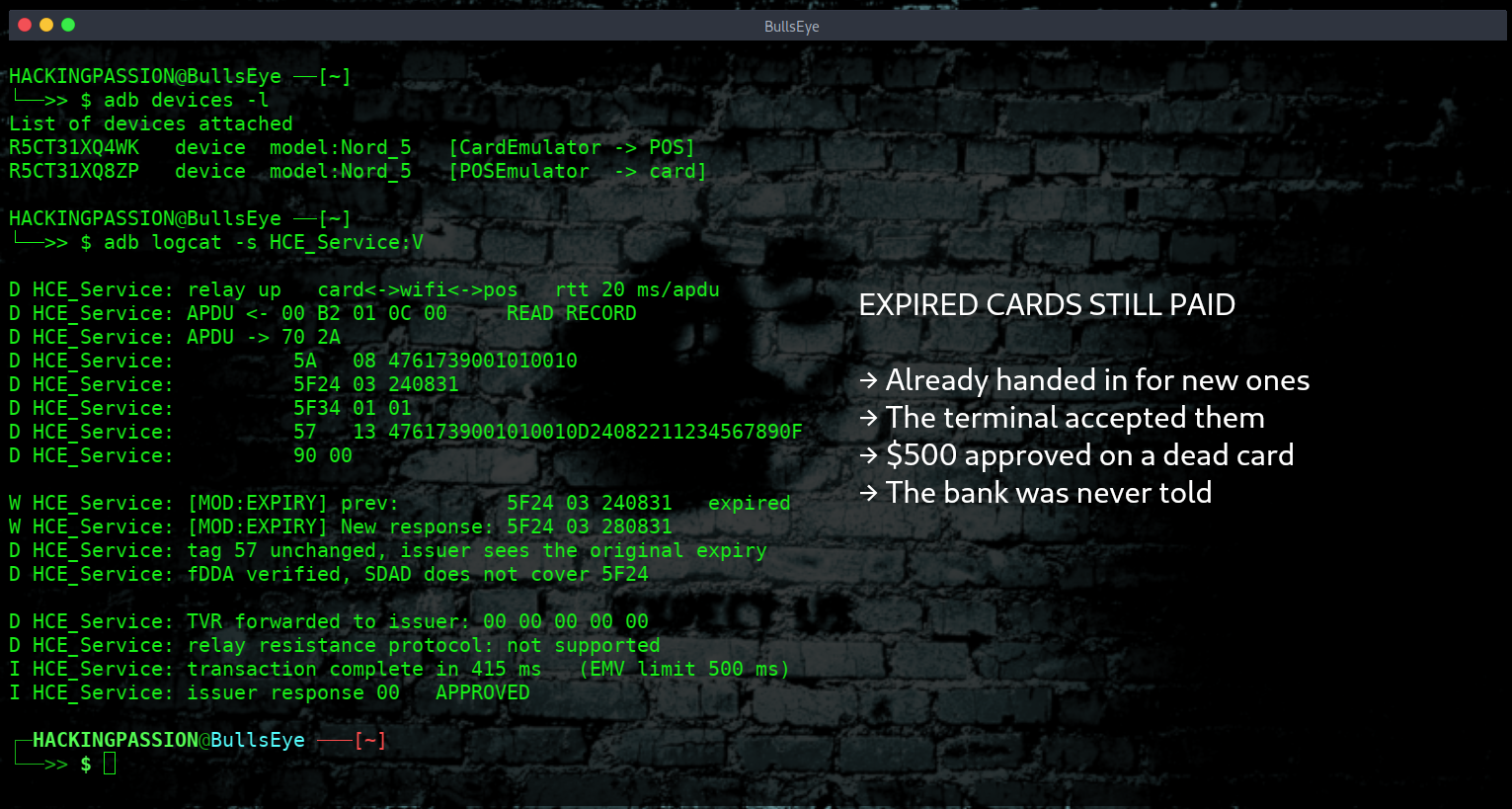Researchers paid $500 and then $2.79 in a shop with an expired credit card, by rewriting the one date a payment terminal checks and nothing protects. /zombie-card-expired-cards/zombie-card-expired-cards.png